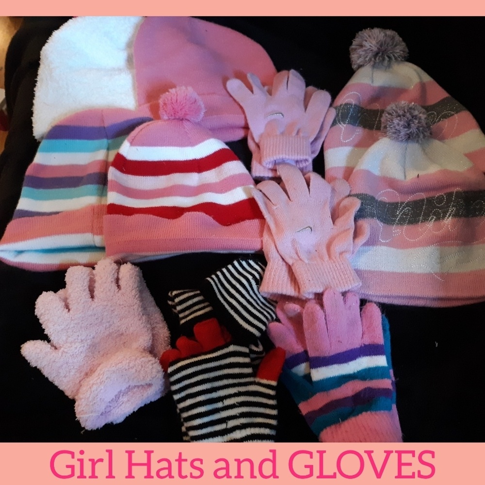 Children's hat and gloves